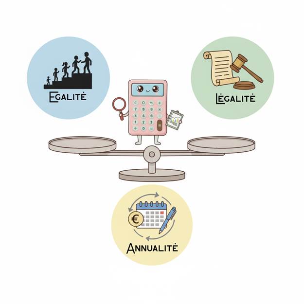 Les grands principes du droit fiscal : égalité, légalité, annualité